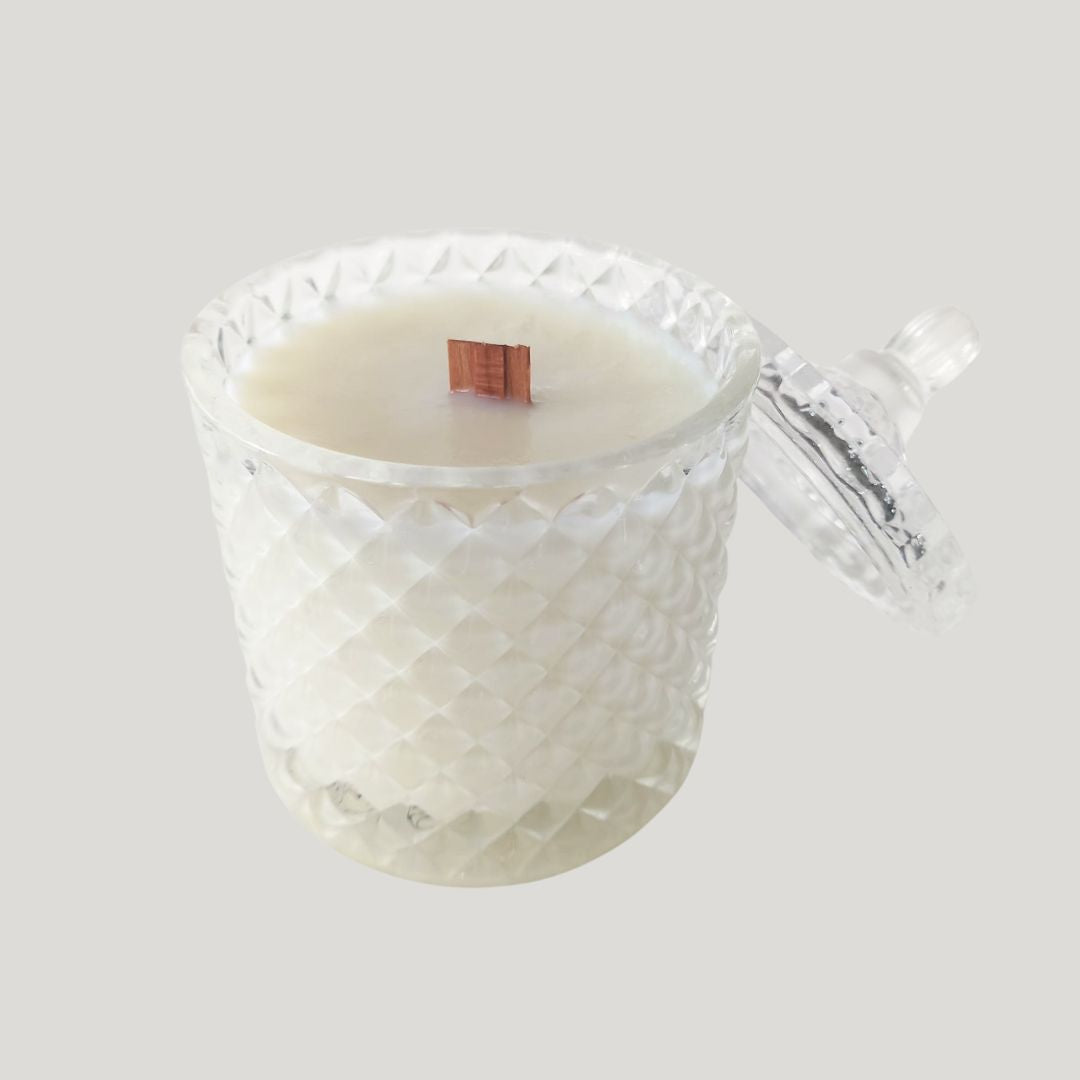 Coconut Wax Candle - Geometric Jar
