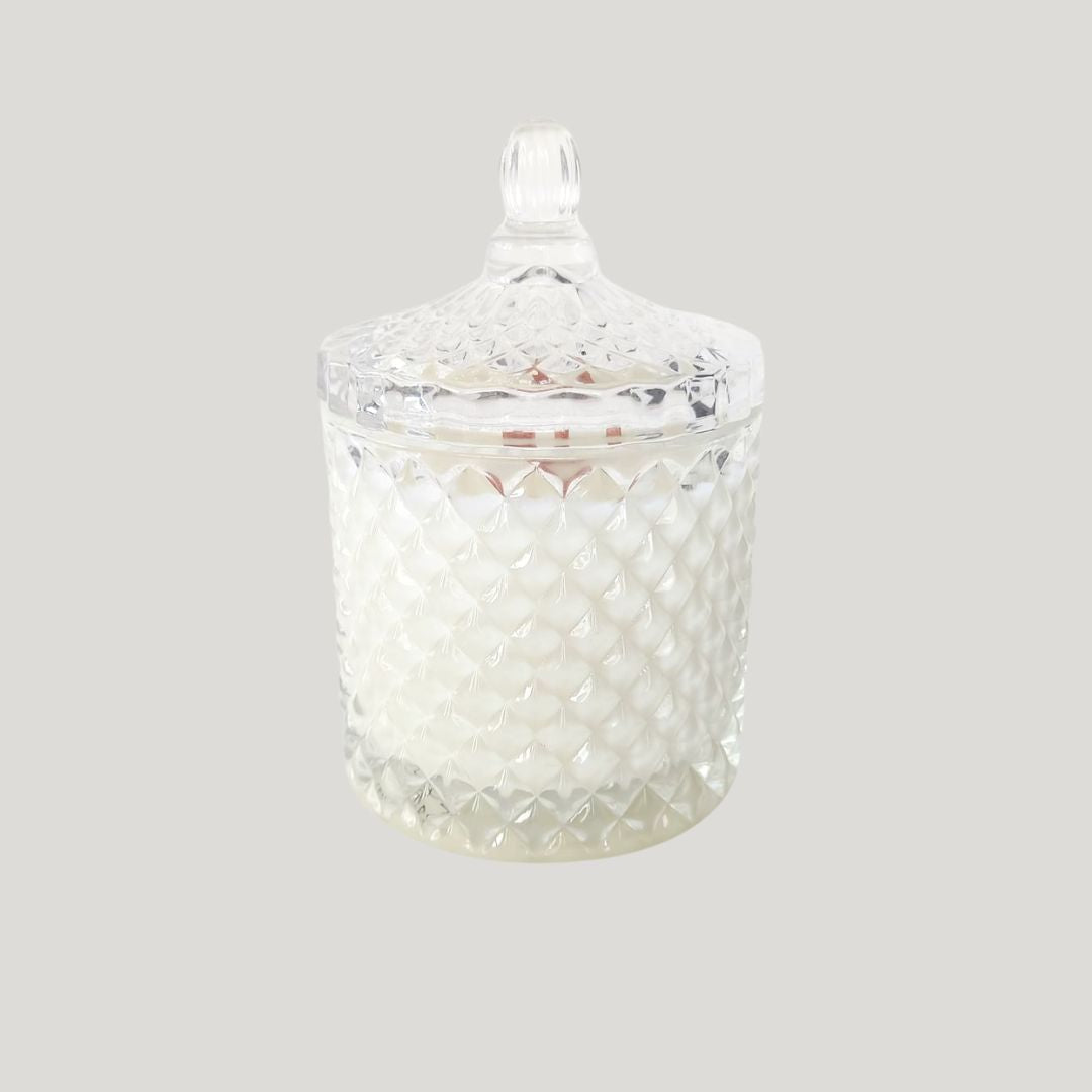 Coconut Wax Candle - Geometric Jar