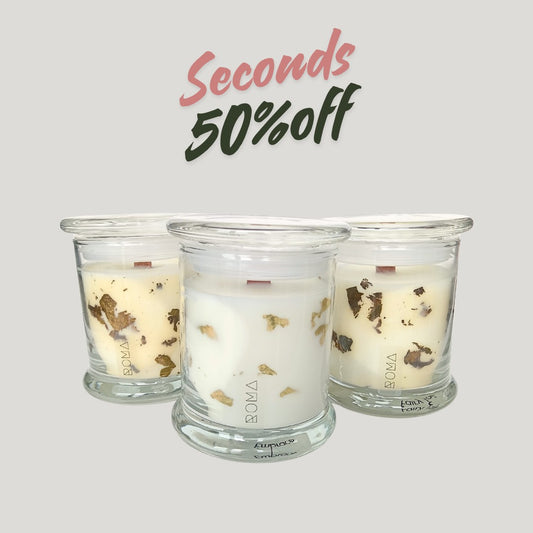 SECONDS - Gold Leaf Candle